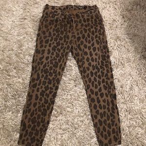 Blank nyc leopard skinny jeans